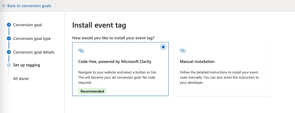Bing Ads - UET (Universal Event Tracking)