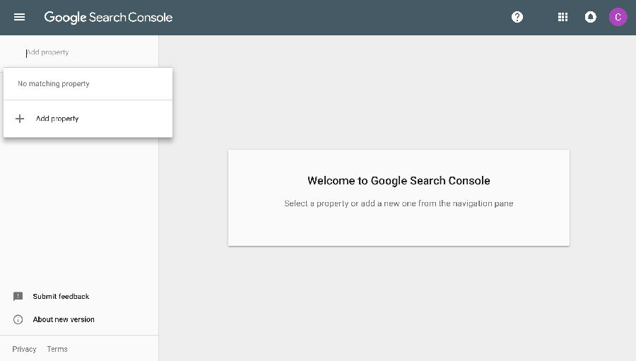 Google Search Console Mülk Oluşturma