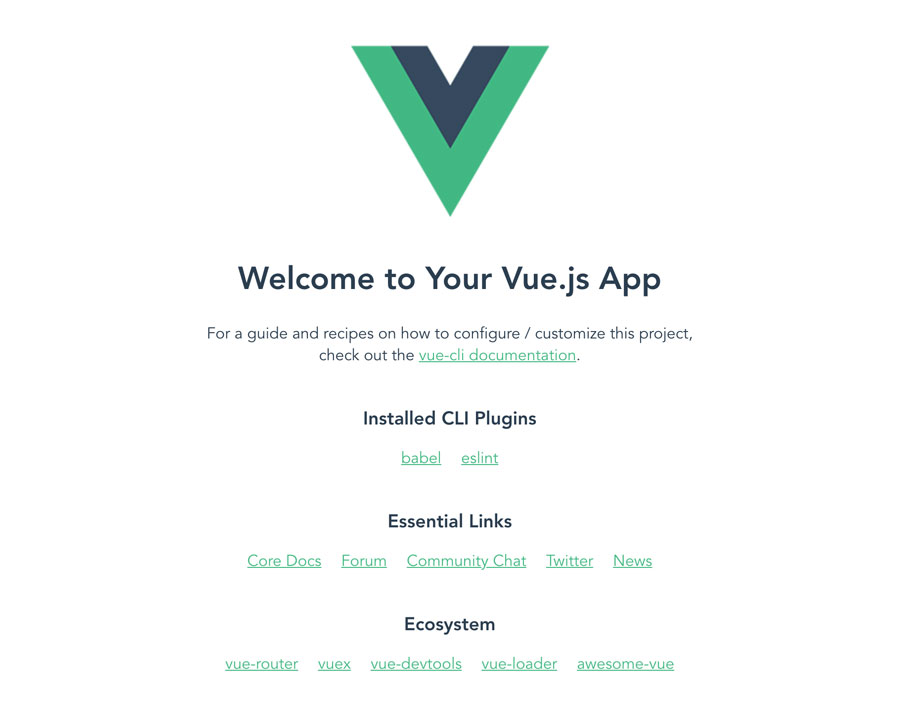 Vue Create - Preview